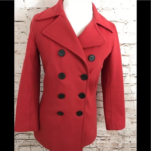 J. Crew Jackets & Blazers - J. Crew Wool Double Breasted Thinsulate Peacoat